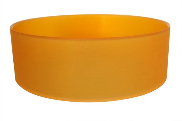 14x4.5" frozen orange acrylic shell